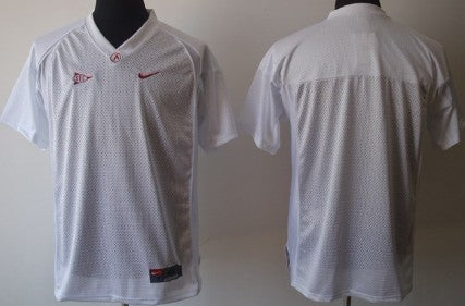 Custom Alabama Crimson Tide white jersey