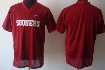 Custom Oklahoma Sooners red jersey