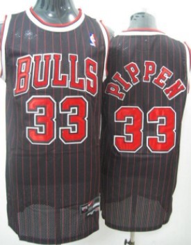 Scottie Pippen Chicago Bulls black jersey