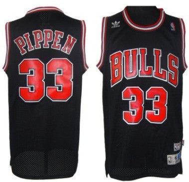 Pippen Chicago Bulls black Throwback jersey