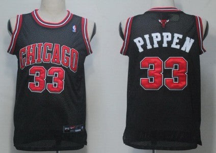 Pippen Chicago Bulls black jersey