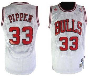 Scottie Pippen Chicago Bulls white Throwback jersey