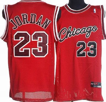 Michael Jordan Chicago Bulls red jersey