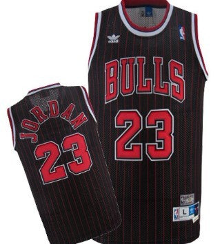 Michael Jordan Chicago Bulls black Throwback jersey