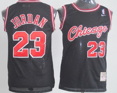 Michael Jordan Chicago Bulls black Throwback jersey