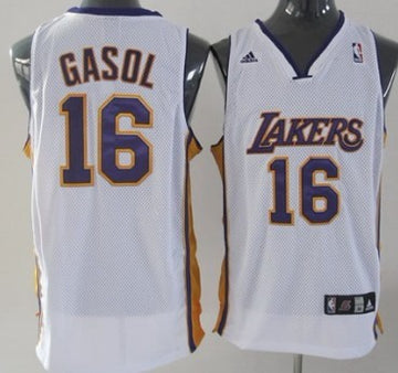 Paul Gasol Los Angeles Lakers white jersey