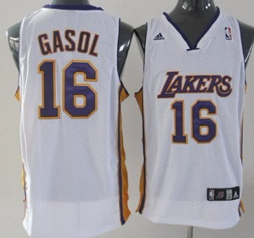 Paul Gasol Los Angeles Lakers white jersey