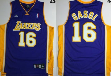 Paul Gasol Los Angeles Lakers purple jersey
