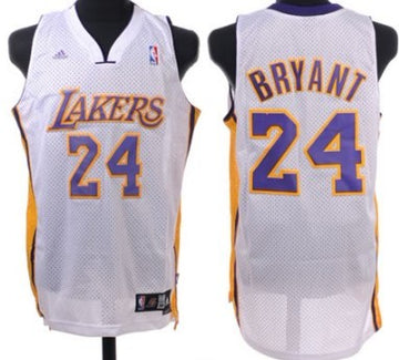 Kobe Bryant Los Angeles Lakers white jersey