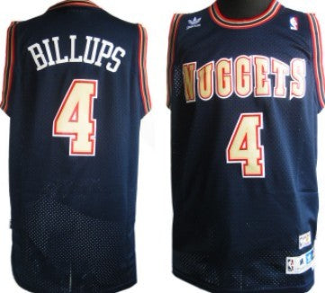 Chauncey Billups Denver Nuggets navy Throwback jersey