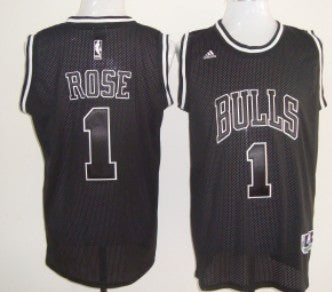 Derrick Rose All Chicago Bulls black jersey