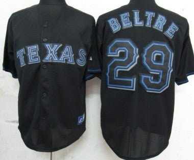 Adrian Beltre Texas Rangers black Fashion jersey