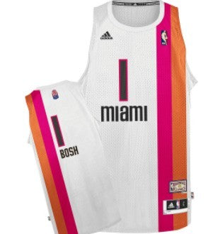 Floridians Chris Bosh Aba Hardwood Inter Miami CF white Classic jersey