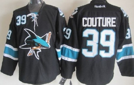 Logan Couture San Jose Sharks black Third jersey