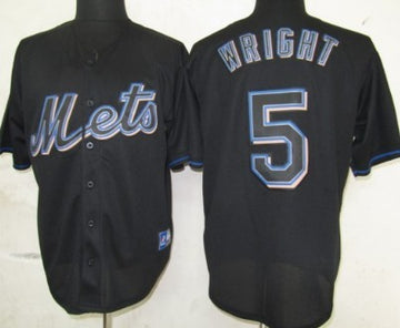 David Wright New York Mets black Fashion jersey