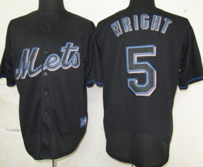 David Wright New York Mets black Fashion jersey