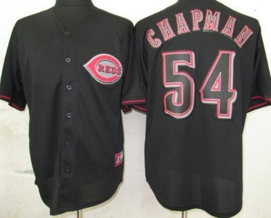 Aroldis Chapman Cincinnati Reds black Fashion jersey