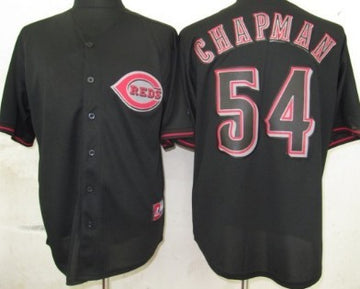 Aroldis Chapman Cincinnati Reds black Fashion jersey