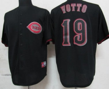 Joey Votto Cincinnati Reds black Fashion jersey