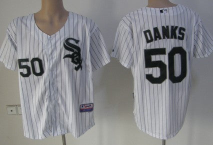 John Danks Chicago White Sox white jersey