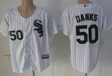 John Danks Chicago White Sox white jersey
