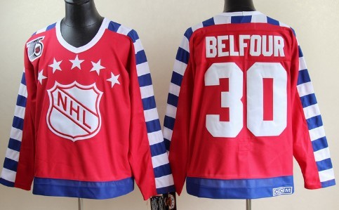 NHL All-Star red Throwback jersey
