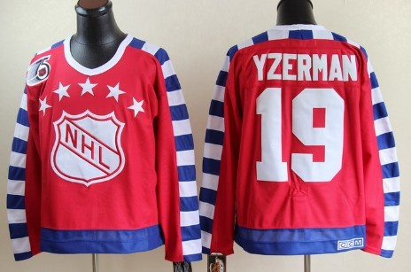 NHL All-Star red Throwback jersey