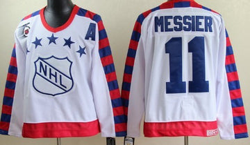 NHL All-Star white Throwback jersey