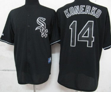 Paul Konerko Chicago White Sox black Fashion jersey
