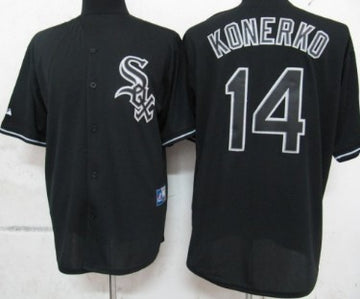 Paul Konerko Chicago White Sox black Fashion jersey