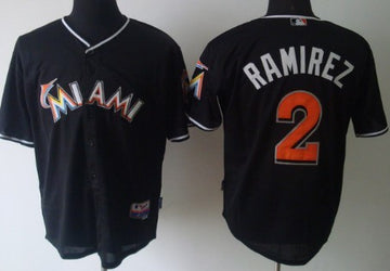 Hanley Ramirez Miami Marlins black jersey