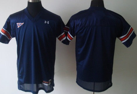 Custom Auburn Tigers navy jersey