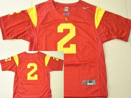 Robert Woods USC Trojans red jersey