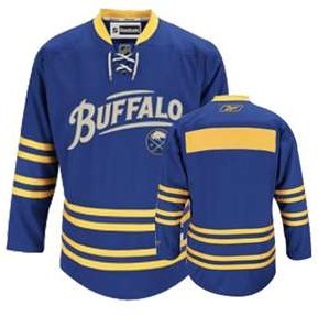 Custom Buffalo Sabres blue Third jersey
