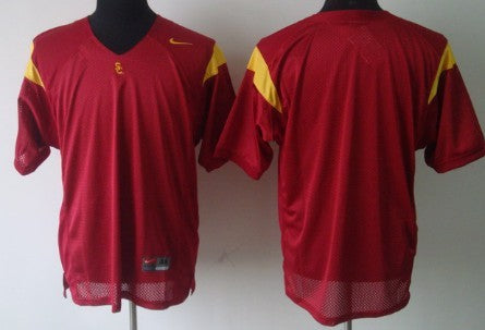 Custom USC Trojans red jersey