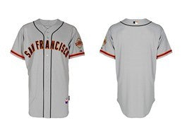 Custom San Francisco Giants gray jersey