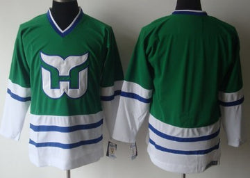 Custom Carolina Hurricanes green Throwback jersey
