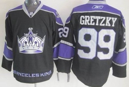 Wayne Gretzky Los Angeles Kings black Third jersey