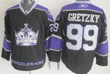 Wayne Gretzky Los Angeles Kings black Third jersey