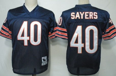 Gale Sayers Chicago Bears blue Throwback jersey