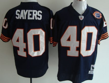 Gale Sayers Chicago Bears blue Throwback jersey
