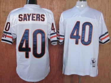 Gale Sayers Chicago Bears white Throwback jersey