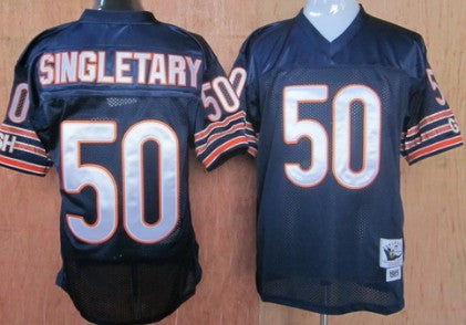 Mike Singletary Chicago Bears blue Throwback jersey