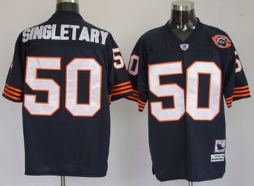 Mike Singletary Chicago Bears blue Throwback jersey
