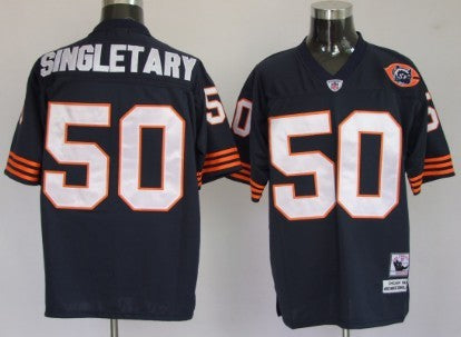 Mike Singletary Chicago Bears blue Throwback jersey