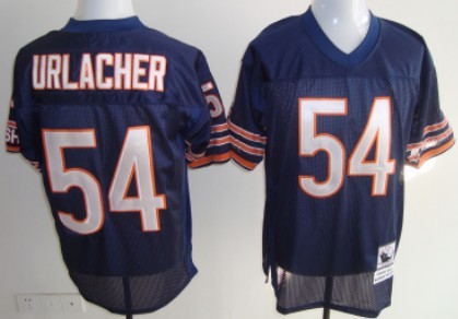 Brian Urlacher Chicago Bears blue Throwback jersey