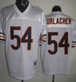 Brian Urlacher Chicago Bears white Throwback jersey