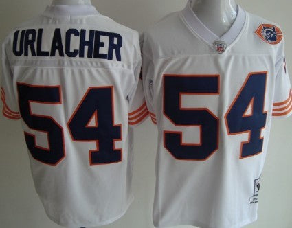 Brian Urlacher Chicago Bears white Throwback jersey