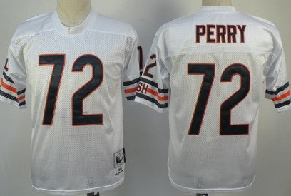 William Perry Chicago Bears white Throwback jersey