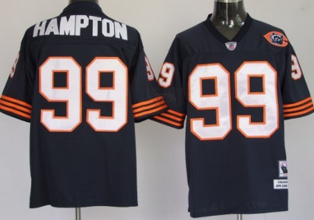 Dan Hampton Chicago Bears blue Throwback jersey